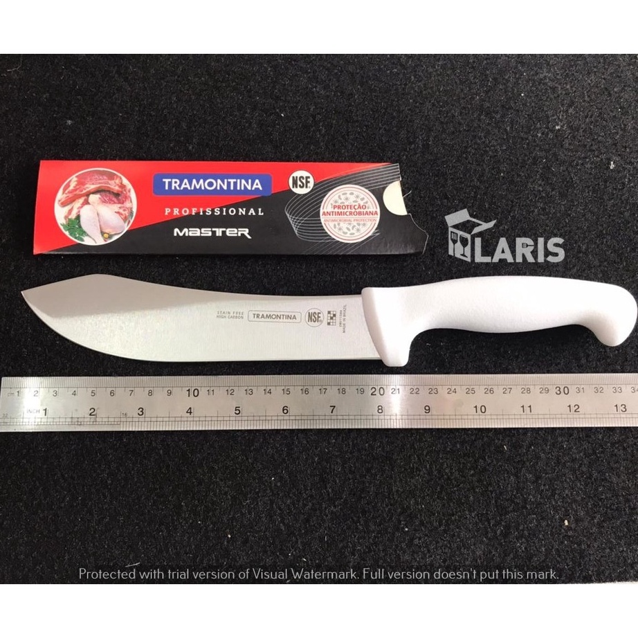 Terlaris ORI Brazil Pisau Butcher Bullnose Sembelih 8 Inch Tramontina Ready
