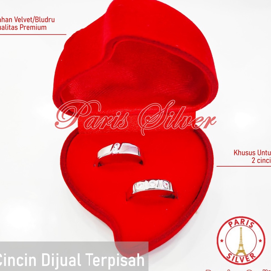 ✌Zyi kotak cincin lamaran pernikahan seserahan mahar emas kawin box tempat perhiasan nikah l Special