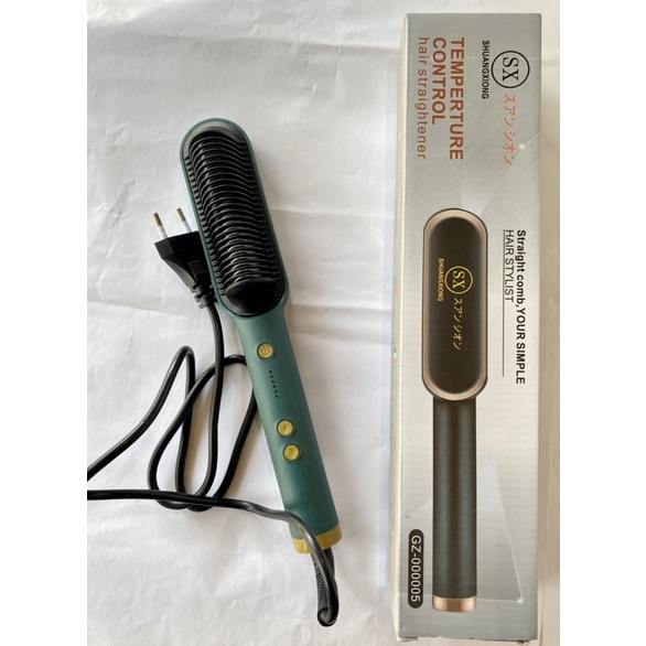 Hair straightener/ Sisir pelurus rambut/ Pengeriting rambut/ Sisir catokan (SHUANXIONG)