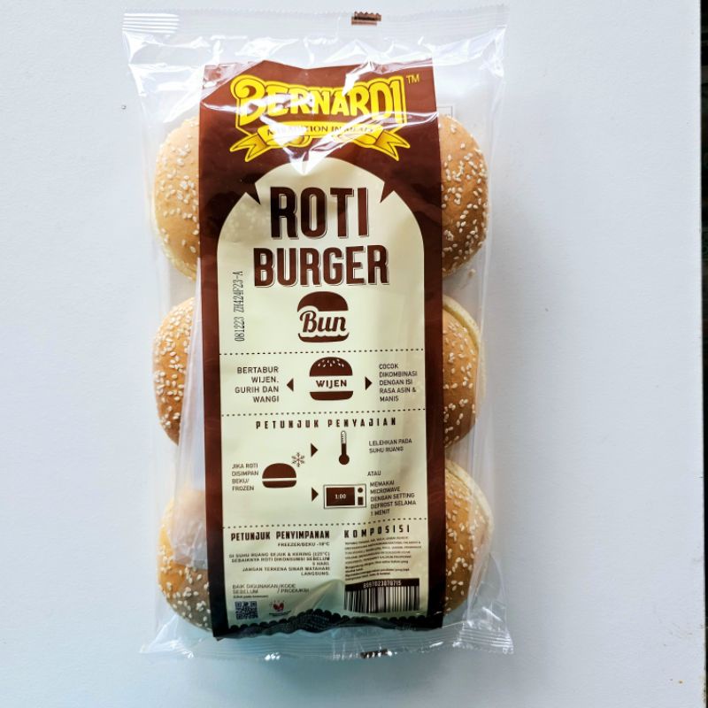 

BERNARDI roti burger wijen 6s 300gr