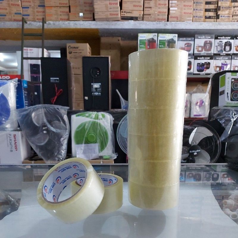 Lakban bening/lakban bungkus paket/lakban bening besar