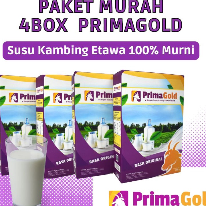

YRVH4235㊛ SUSU ETAWA PRIMA GOLD ORIGINAL PAKET 4 BOX ㊨