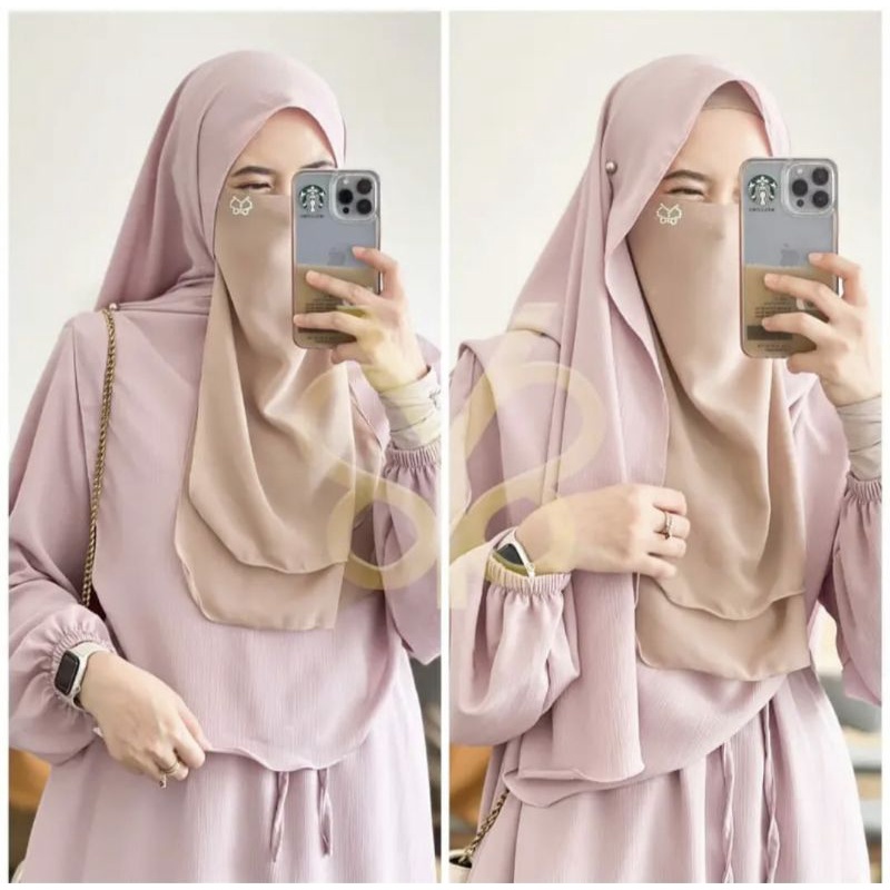 Pashmina Curve/Oval Safeea by Yoora Sarah