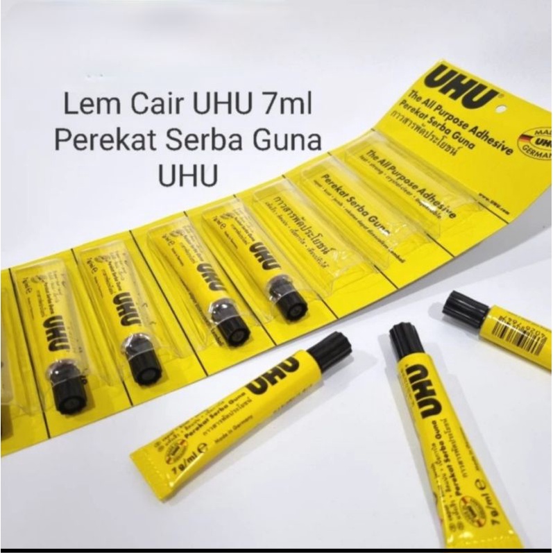 

LEM UHU Perekat Serbaguna 7m Lem Cair / Lem UHU Original kemasan kecil