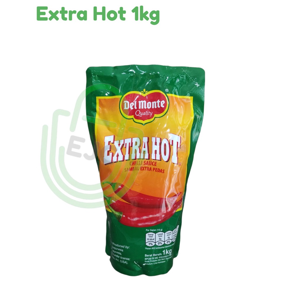 

Hot Sell.. Delmonte Extra Hot Saus Sambal Saus Cabe Saus Pedas 1kg 07S