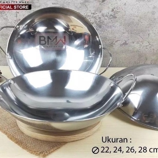 ➭ Wajan / Kuali Mini Stainless Anti Karat & Anti Lengket  Kualitas Terbaik ✬ ♫