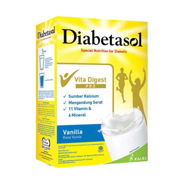 Promo Harga Diabetasol Special Nutrition for Diabetic Vanilla 600 gr - Shopee