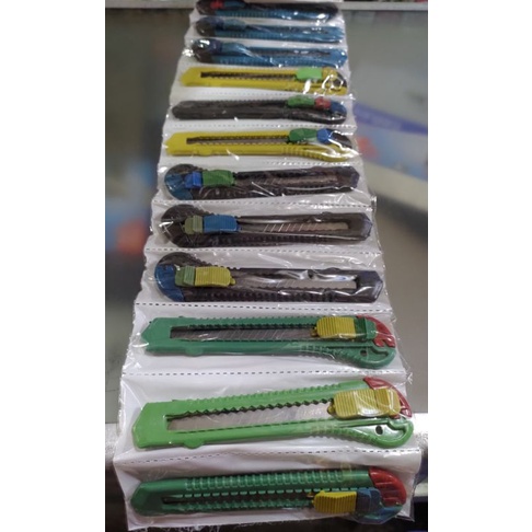 

GROSIR 1 Renceng (12Pcs) Cutter Butek