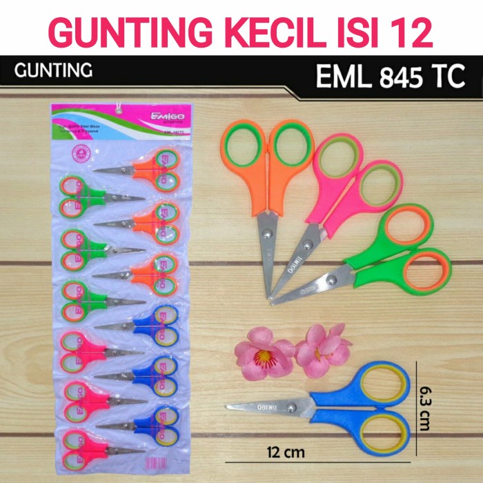 

Bestseller Gunting Kecil Renceng 45 Isi 12 Pcs