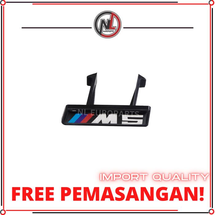 Emblem M5 Grill Depan Bmw F10 520I 523I 528I 535I Logo Grill Bmw M5