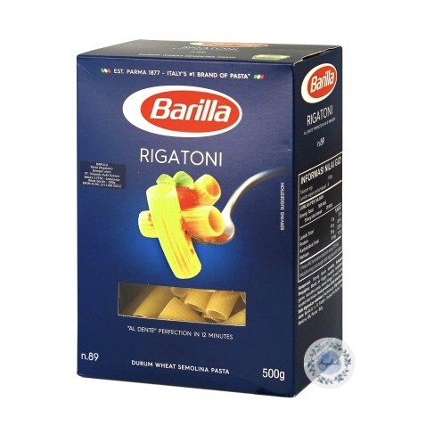 

Barilla Rigatoni Pasta 500Gr