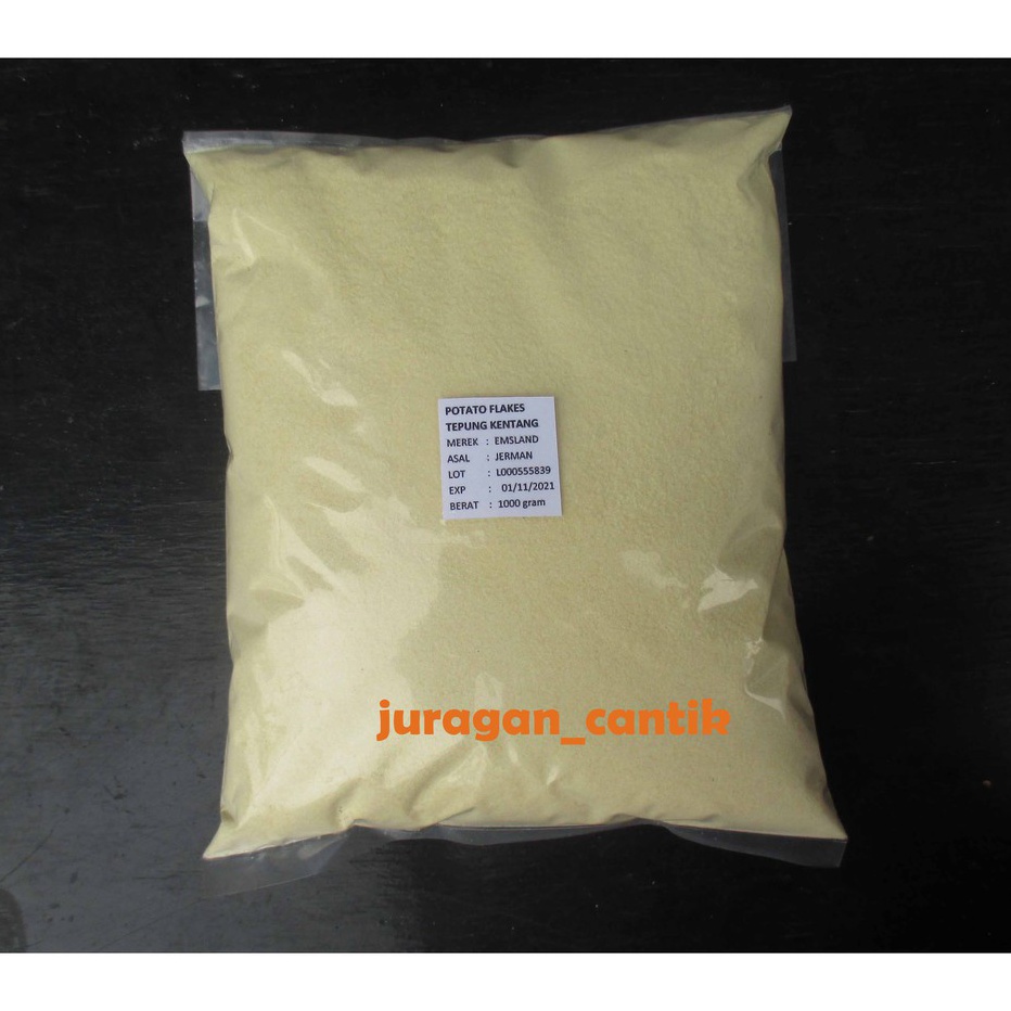 

Best Seller Tepung Kentang Flakes Emsland Halal Dari Jerman 1000 gram
