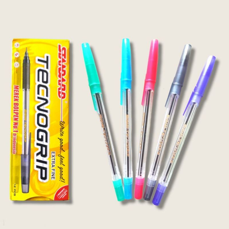 

Bolpen Standard Tecnogrip Isi 12 Bolpoint /Pen Standart