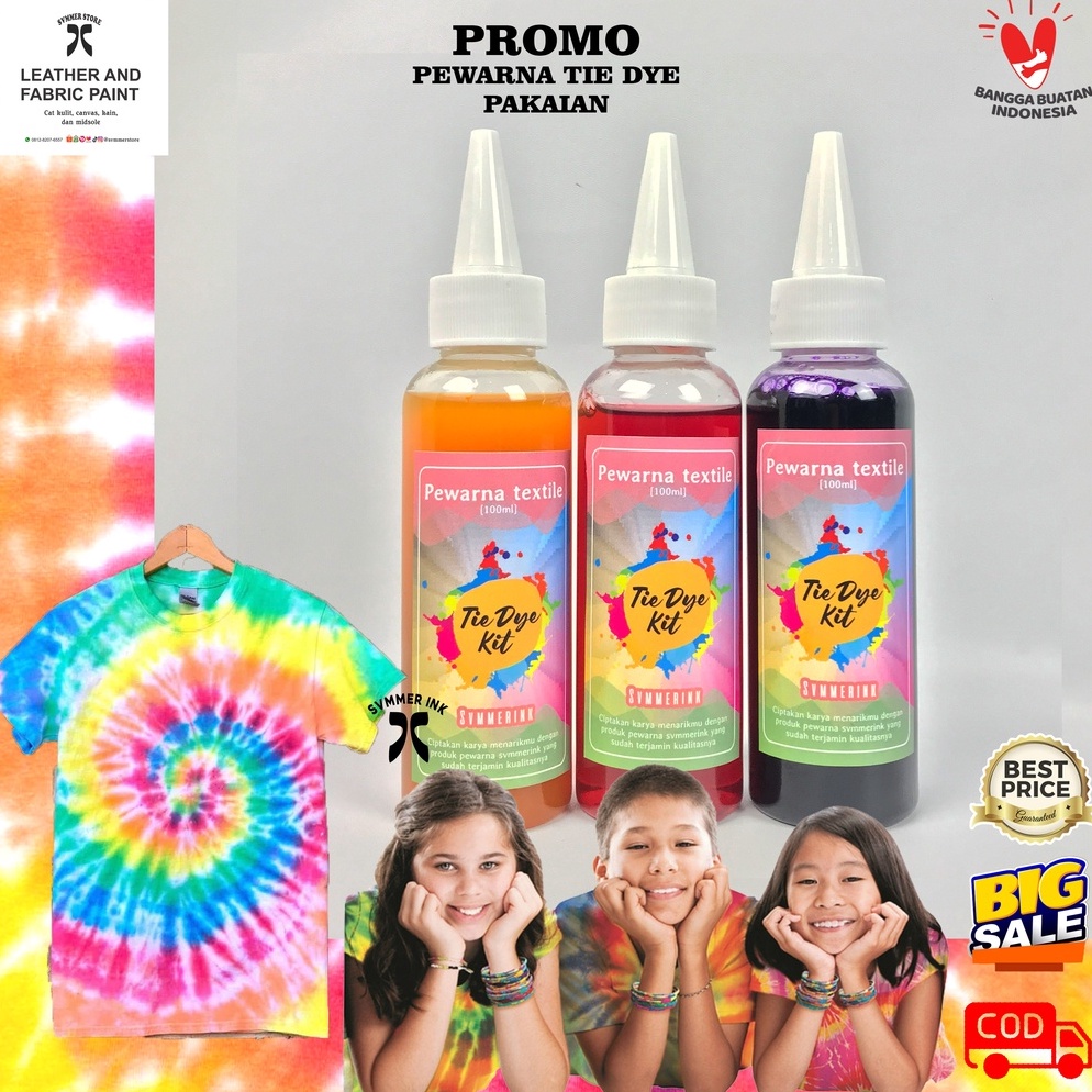 

37 PEWARNA TIE DYE / Pewarna pakaian baju Tinta kaos Anti luntur termurah ☈Paling Popular