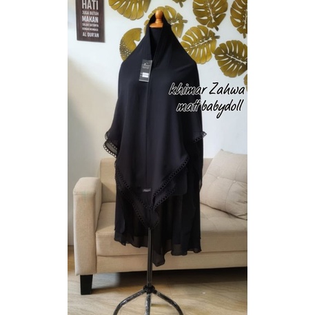 KHIMAR ZAHWA TEMBORO JILBAB CERUTY BABYDOLL TE