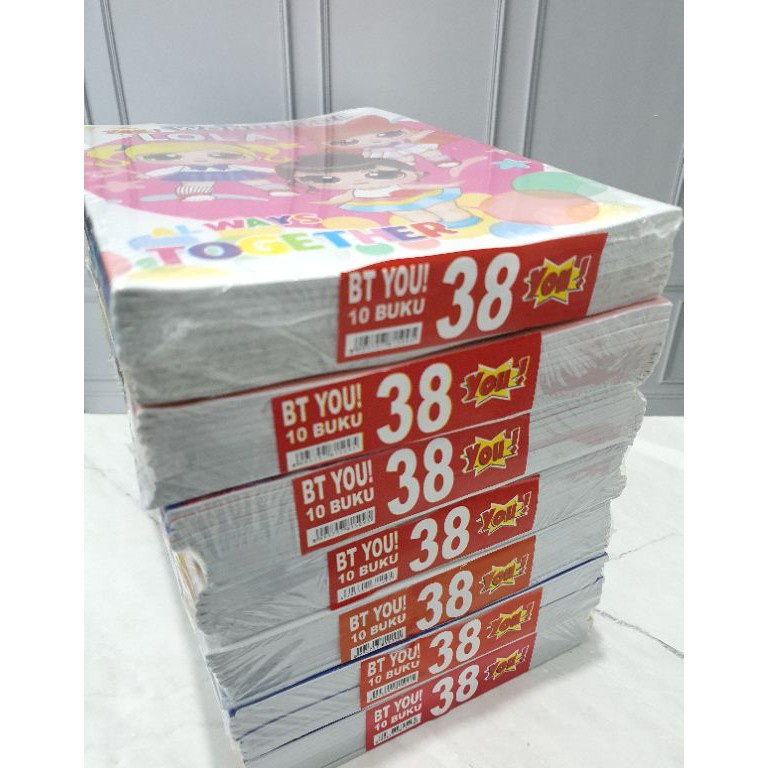 

8960 (10pc) buku tulis Murah fancy gambar 38 Lembar t8t9s