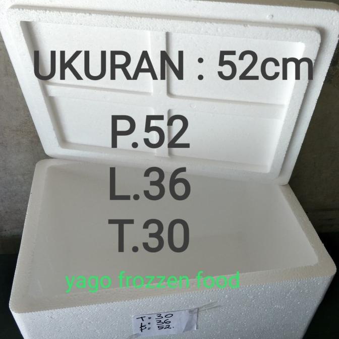 

Terbaru Styrofoam Box / Sterofoam Daging Beku / Sterofoam Ikan Beku / Coolbox
