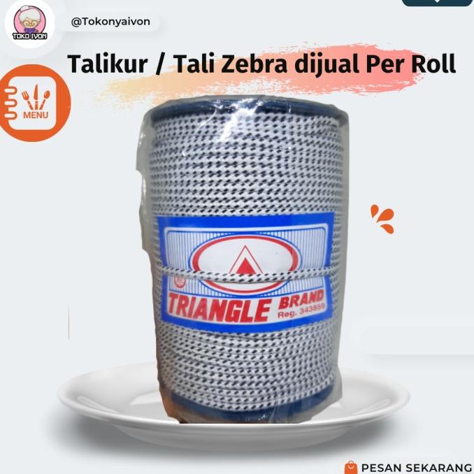 

Terbaru Talikur / Tali Zebra / Tali Hordeng Dijual Per-Roll