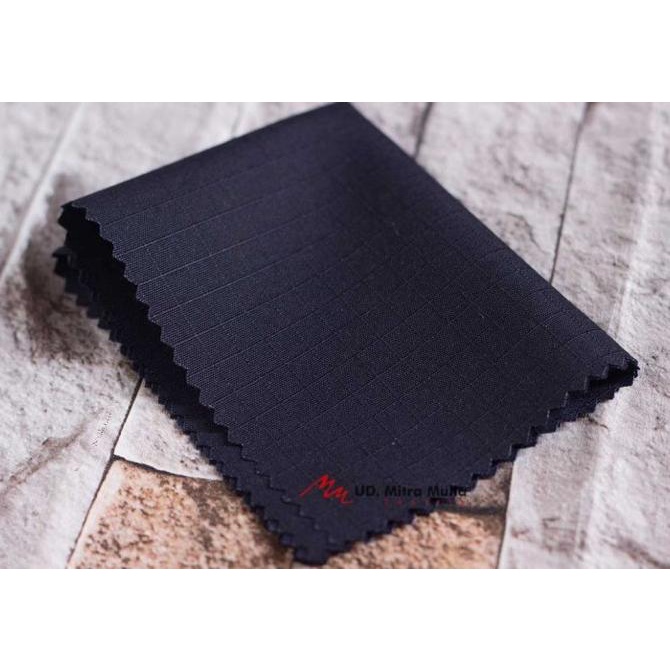 Produk Unggulan] Kain Ribstop Drill Istex, Kode B393 Warna Biru Dongker Tua