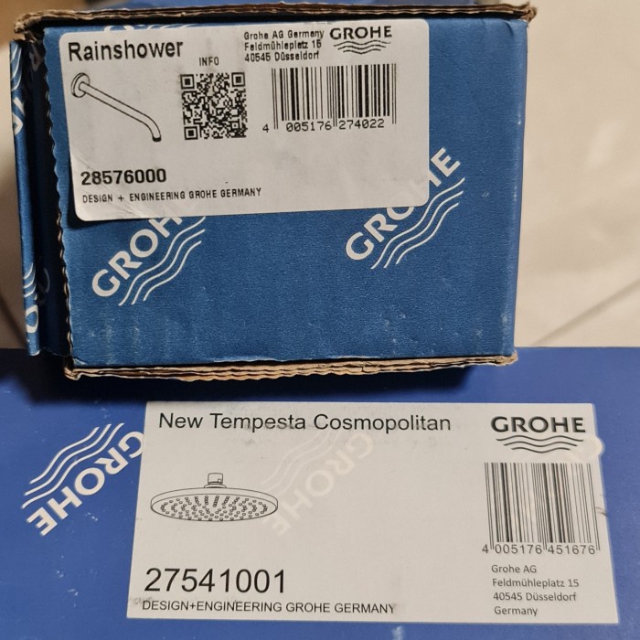 Grohe Head Shower New Tempesta Cosmopolitan With Rain Shower