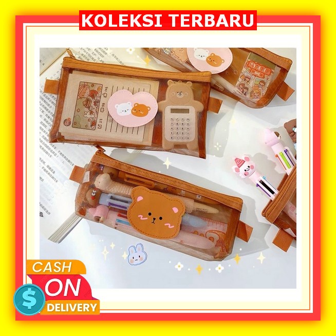 

Kapasitas Besar Tas Pensil Kanvas Kotak Alat Tulis Siswa Perempuan Kotak Pensil Kartun Tas Alat Tulis Siswa Double Layer (Remarkable.Id) Tempat Pensil / Kotak Pensil Alat Tulis / Tempat Makeup Teddy Brown Model Jaring Jrw0096