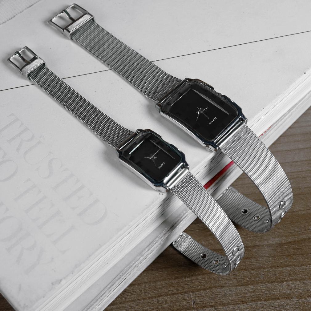 BEST PRODUK Jam Tangan Couple Rantai Pasir Kotak PROMO GILA