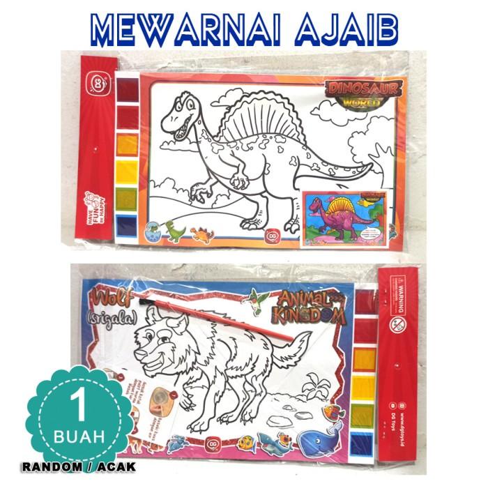 

Mainan Edukasi Mewarnai Mainan Edukasi Mewarnai Ajaib - Satuan - acak - MEWARNAI AJAIB cat air