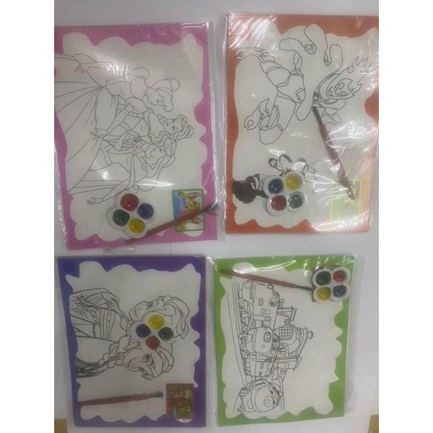 

Mainan Edukasi Mewarnai Mainan Edukasi Anak Mewarnai Cat Air Karakter