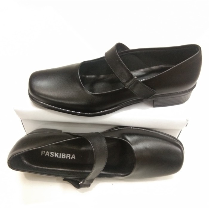 Sepatu Paskibra Kulit Asli Sepatu Pantofel Wanita Sepatu Sekolah