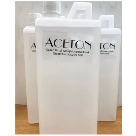 Pure Acetone Nail Gel Remover Aseton Murni Tanpa Campuran 1L Aseton