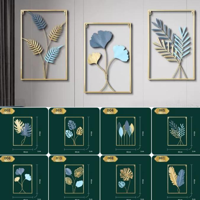 Hiasan Gantungan Dinding Rumah Wall Decoration Home Decor Kantor Daun