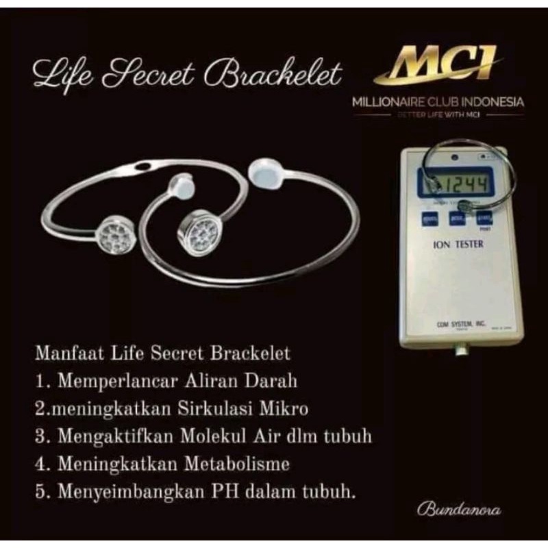 READY GELANG KESEHATAN PENDANT MCI ORIGINAL