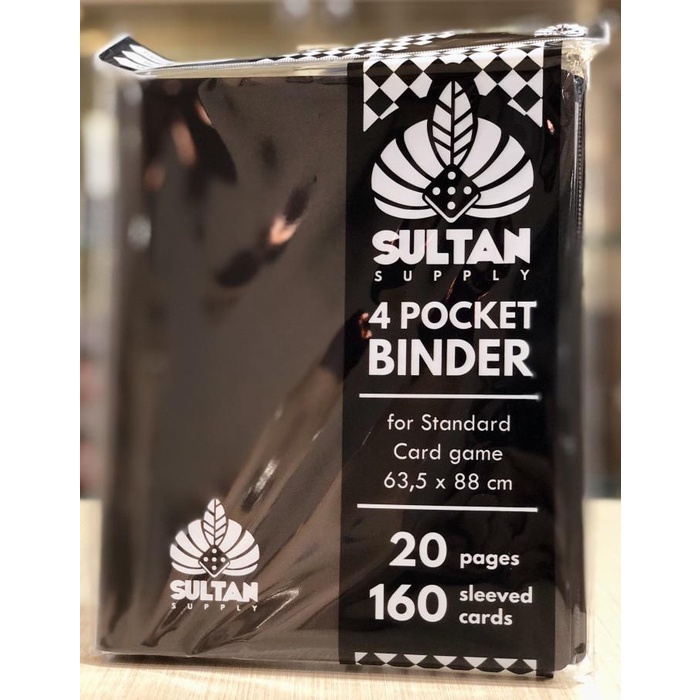 

SULTAN 4-POCKET BINDER BLACK