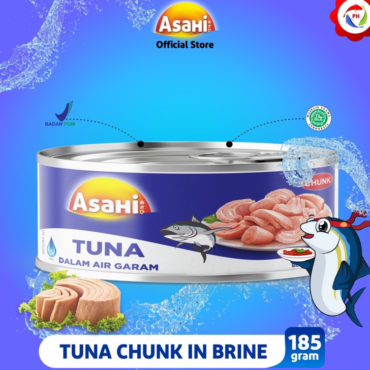 

➞Promo KAMHL AsaHi Tuna Chunk in Brine 185 gr I69 ↓Terupdate