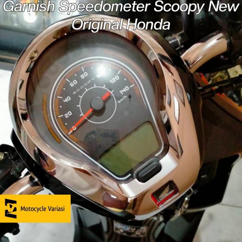 Terbaik Garnish Speedometer Scoopy 2021 - 2023 Original Ahm Cover Spidometer Scoopy Sparepart Motor