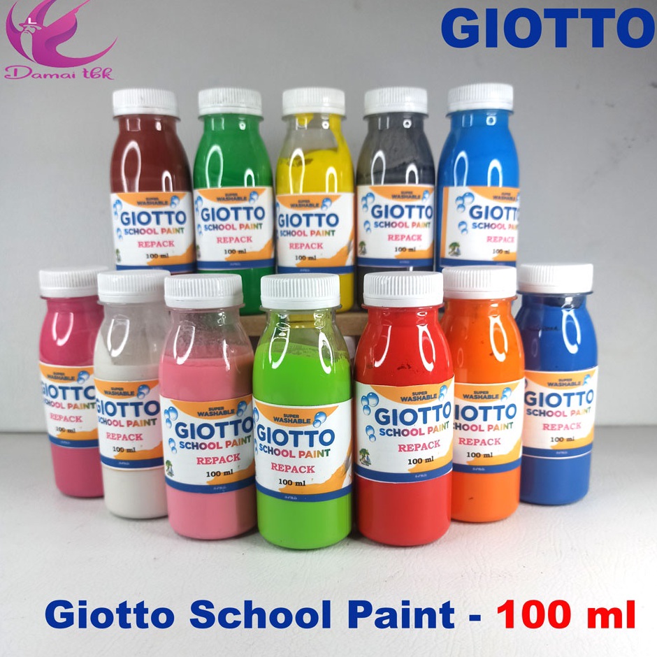 

➙Serba Murah↕ EP6EL Giotto school paint cat lukis anak giotto SUPER WASHABLE 100ML B58 ✼Ready Stok