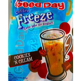 

↑Best✤ CMPLM Goodday coffee freeze cookies and cream 1 pack - isi 5 sachet J96 Harga Murah