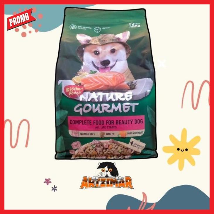 Nature Gourmet Dogfood salmon 1,.5kg makanan anjing Nature gourmet indriyani_221