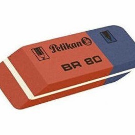 

QCGX1913㊣ pelikan radierer eraser BR 80 / Penghapus pensil pulpen pelikan BR 80 ㊘