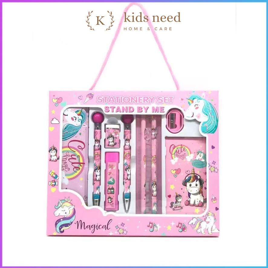 

8.8 Paket Alat Tulis 10 In1 / Alat Tulis Set Karakter / Stationery Set Lucu Hadiah Grosir !!