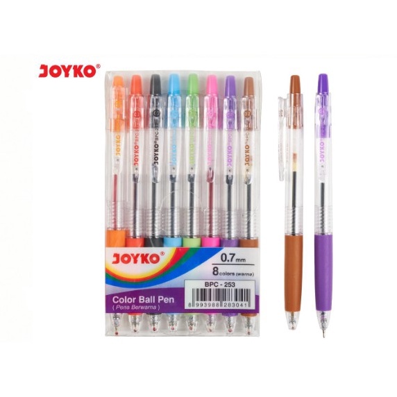 

⚡GROSIR⚡ JOYKO PULPEN BALL PEN PENA KLIK WARNA WARNI LUCU PASTEL BPC-253 UNIK MURAH CETEK BOLPEN 0.7 MM
