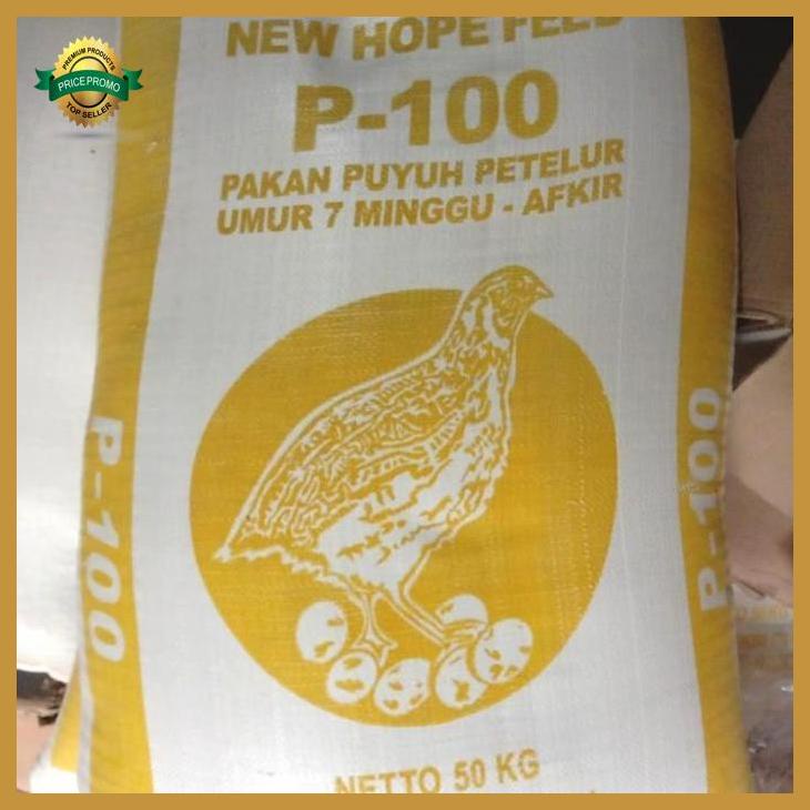 P-100 / Pakan Burung Puyuh Petelur P100 New Hope (GOJEK GRAB) yenniarianti_