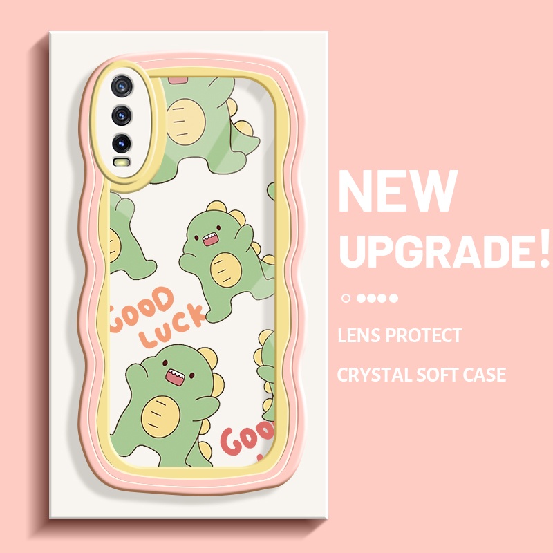 Casing Ponsel untuk VIVO Y20 Y20i Y20s Y12s Y20 2021 Y11s Y12A Y20T Y20S M Y20S D Case lucu pola din