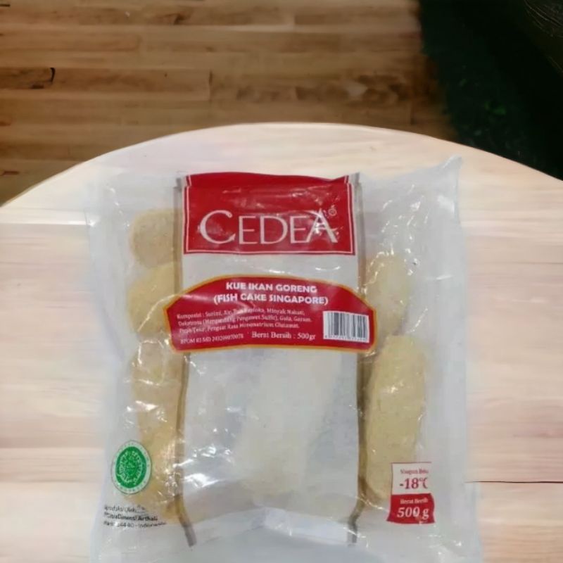 

RN_Frozen-CEDEA.Kue Ikan Goreng (Fish Cake Singapore) Berat Isi 500 Gram- Ready...