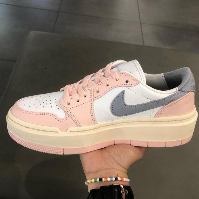 Nike Jordan Air 1 Low Elevate Pink White Original Authentic Audreywidyatama77