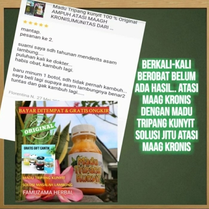 

Madu Kunyit Teripang