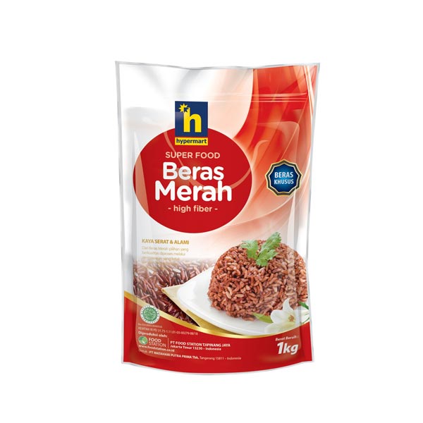 

HYPERMART BERAS MERAH 1 KG FS