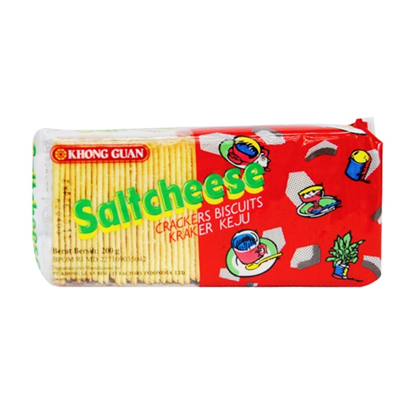 Promo Harga Khong Guan Saltcheese Regular 200 gr - Shopee