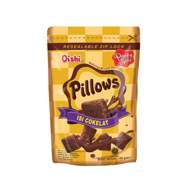 

OISHI PILLOWS COKLAT 100 GR