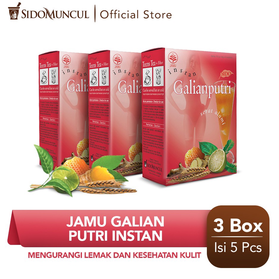 

Terupdate Jamu Galian Putri Instan 3x5's - Mengurangi Lemak Kesehatan Kulit